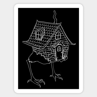 Hut of the Baba Yaga Sticker